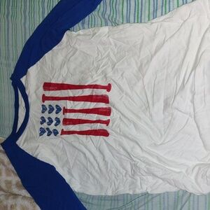 White softball Adidas shirt